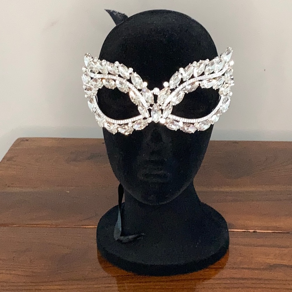 Crystal Venetian Face/Eye Mask Costume Masquerade